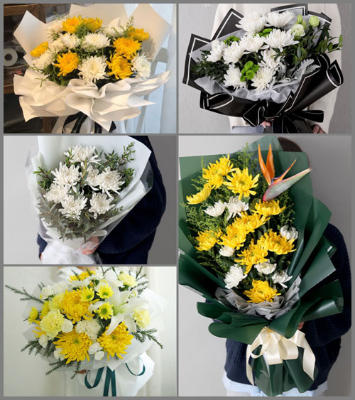 贵州铜仁市沿河县和平镇白事花束代送